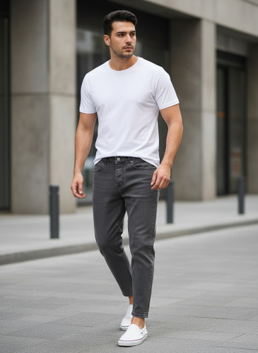 شلوار مردانه جین مدل مام فیت با کیفیت