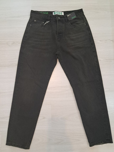 شلوار مردانه جین مام فیت سبز یشمی با کیفیت