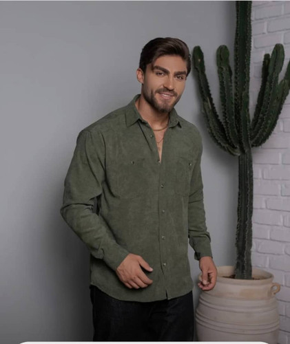 پیراهن مردانه پاییزه مخمل ریز ترک کیفیت بالا