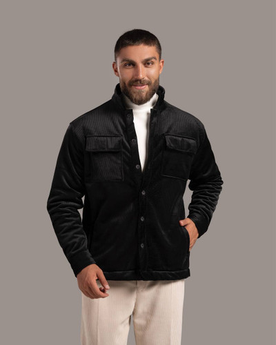 پیراهن مردانه مخمل کبریتی داخل خز پارچه ترک